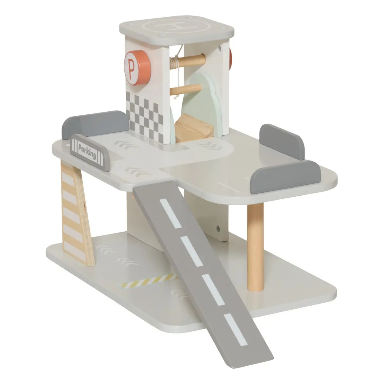 Garage avec accessoires Soan 22x40cm