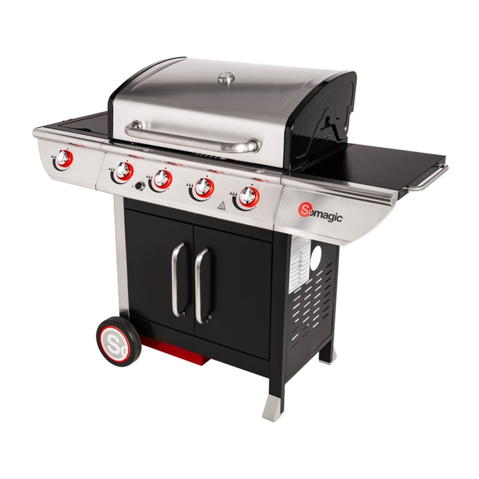 Barbecue au gaz MANHATTAN 450GPI - 4 brûleurs + réchaud 14kW