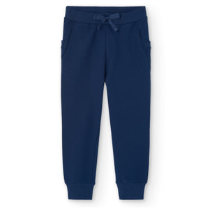 Pantalón felpa elástica de niña -BCI