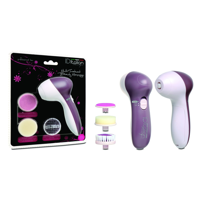 Multi-treatment beauty massager