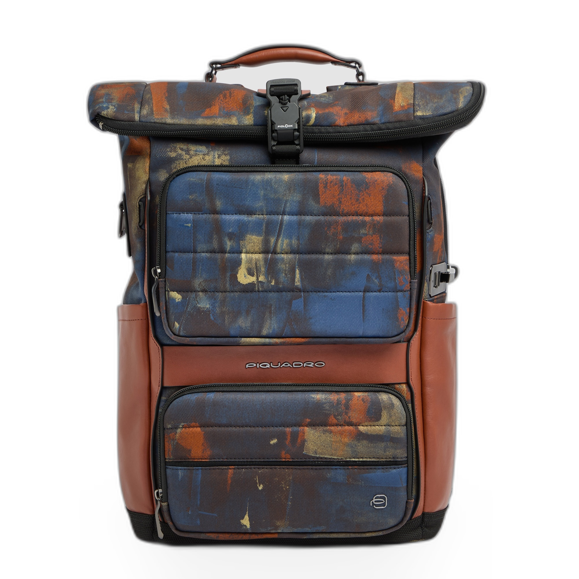 Piquadro Zaino roll-top da bici porta pc 15,6"