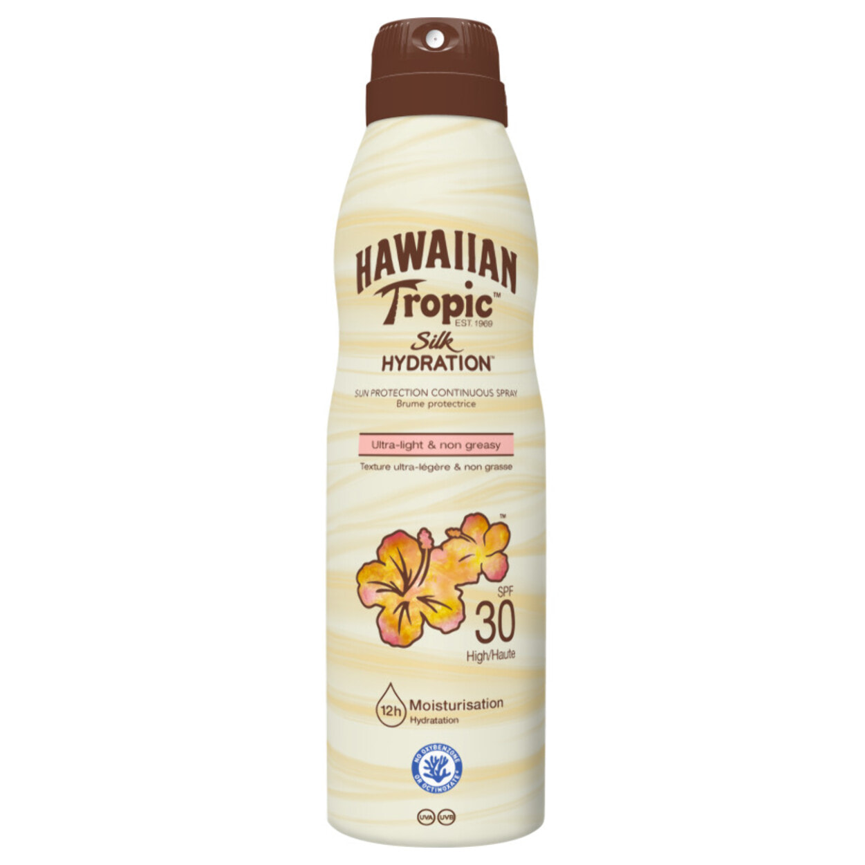 Pack de 2 - Hawaiian Tropic - Brume protectrice hydratante & légère SPF 30 – 177 ml