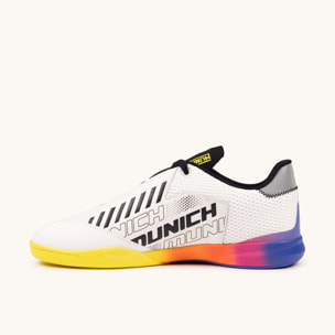 MUNICH RONDO 21 Zapatillas de Fútbol Sala Diseño Futurista Blanco y Multicolor