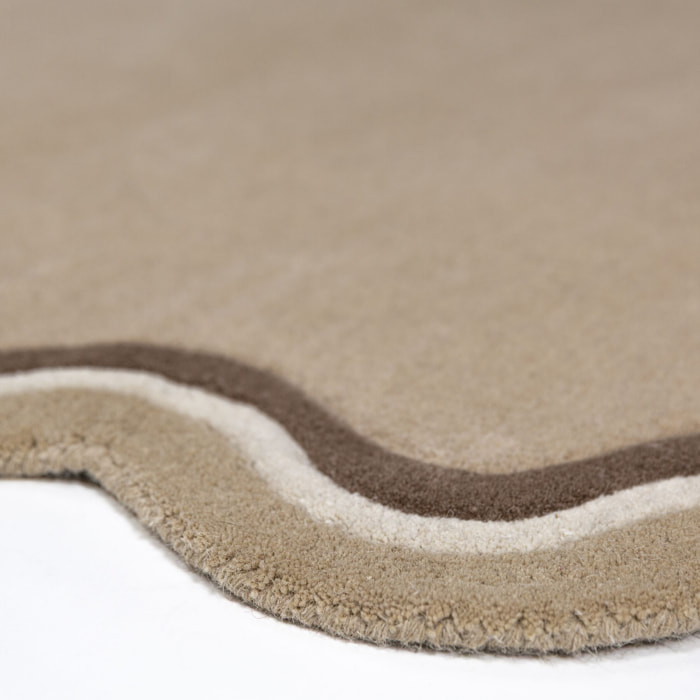 Tapis en laine LEO SCALLOP