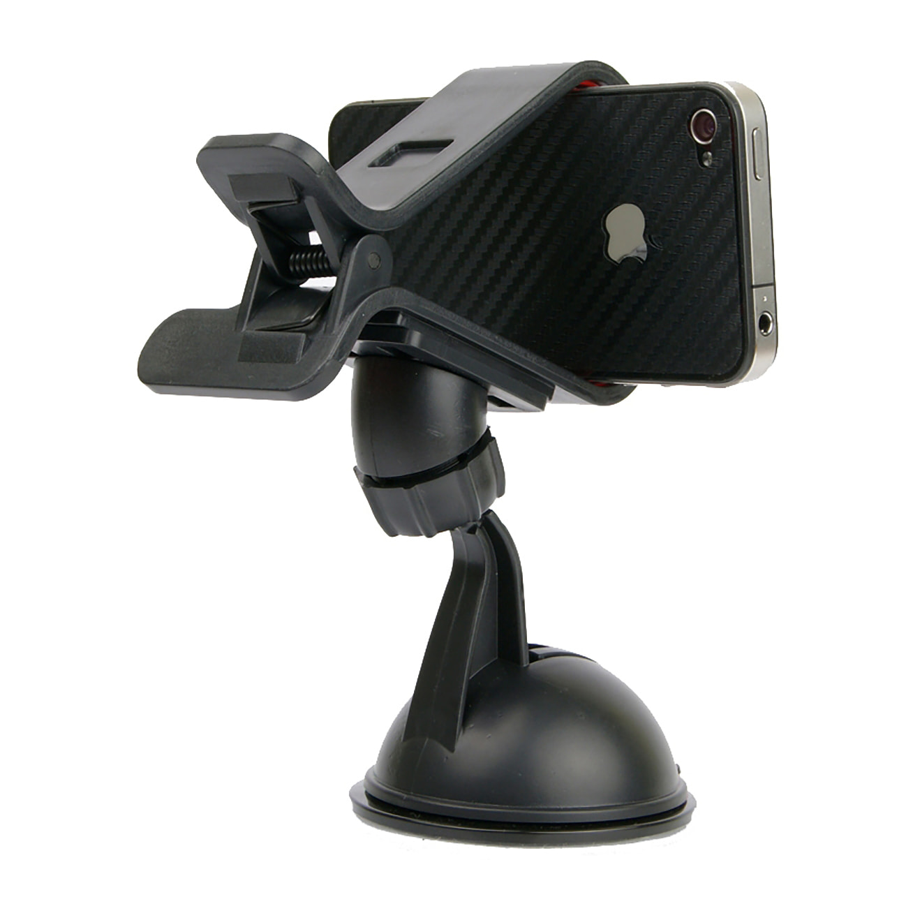 DAM Supporto da Auto a Ventosa con Morsetto Universale 10x7x12 Cm. Colore nero