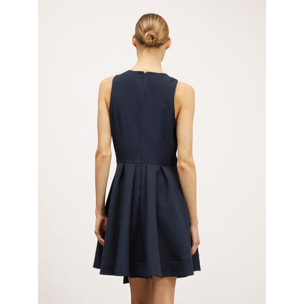 Motivi - Mini dress con gonna a pieghe - Blu