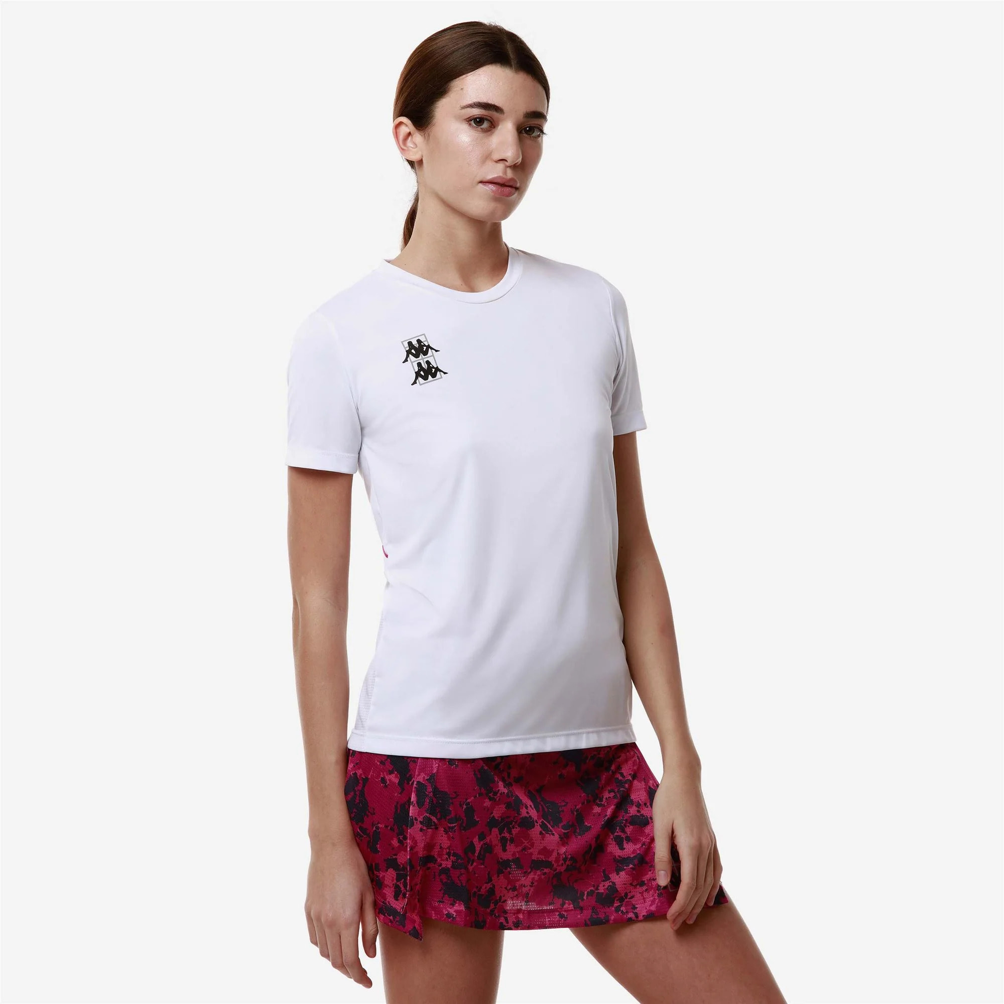Kappa - Maglie gioco Donna Bianco - Kombat Padel Fitasi