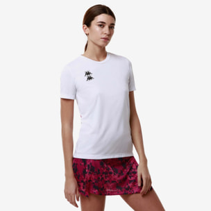 Kappa - Maglie gioco Donna Bianco - Kombat Padel Fitasi