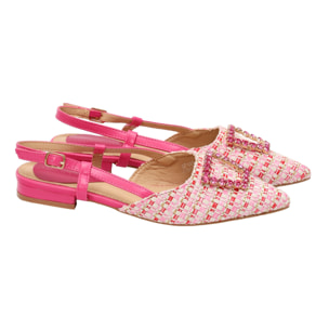 Sandali bassi - applicazione accessorio - tacco 2,5 cm