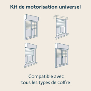 MS 1700 - Kit de motorisation volet roulant universel filaire