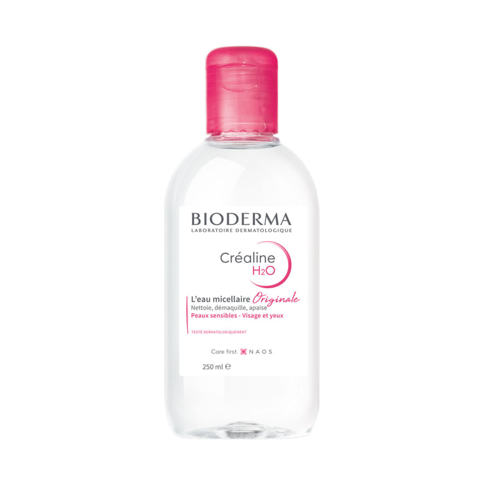 Créaline H2O - Eau Micellaire Démaquillante Sans Rinçage - Peaux Sensibles