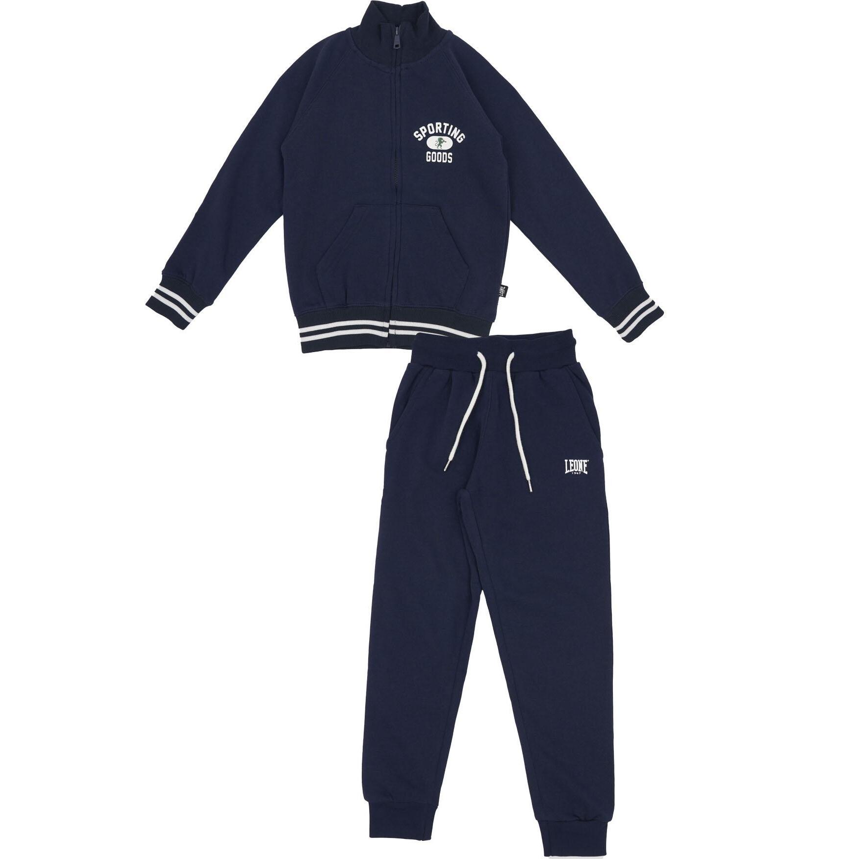 Tuta da bambino con colletto e stampa "Sporting" College