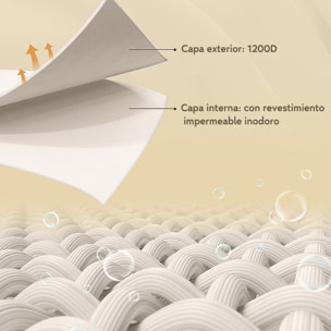 Set super de 3 cajas de almacenamiento de ropa, 24 + 66 + 100 l, plegable, en material textil