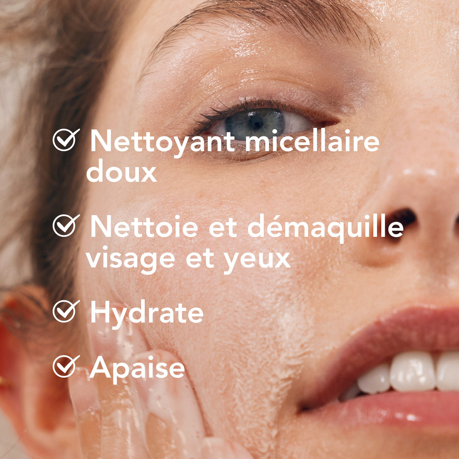 Créaline - Gel Moussant Visage et Yeux - Peaux Sensibles 500ml