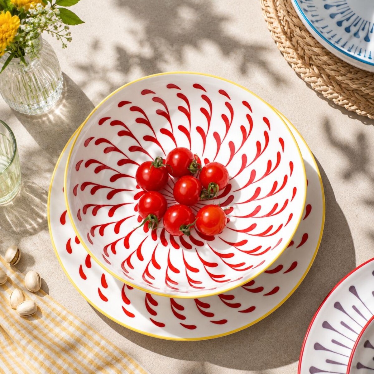 Lot de 6 assiettes creuses, KYOTO