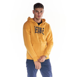 Sudadera con capucha y cremallera de invierno para hombre Leone Basic