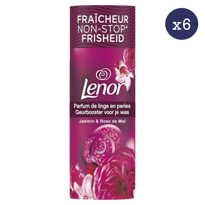 6x19 Lavages Jasmin et Rose de Mai - Parfum de Linge Lenor