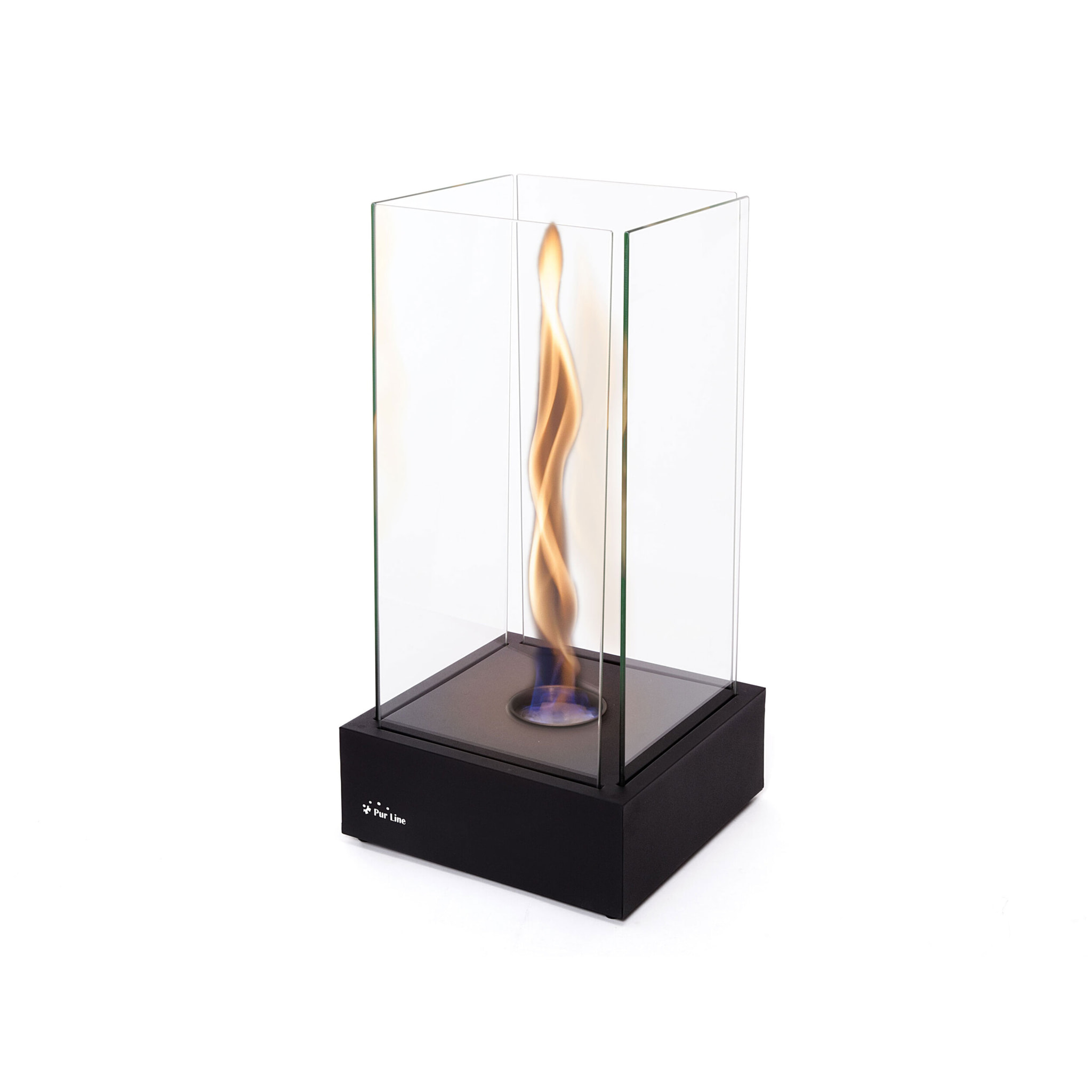 Cheminée de table à l'éthanol avec flamme à effet tornade