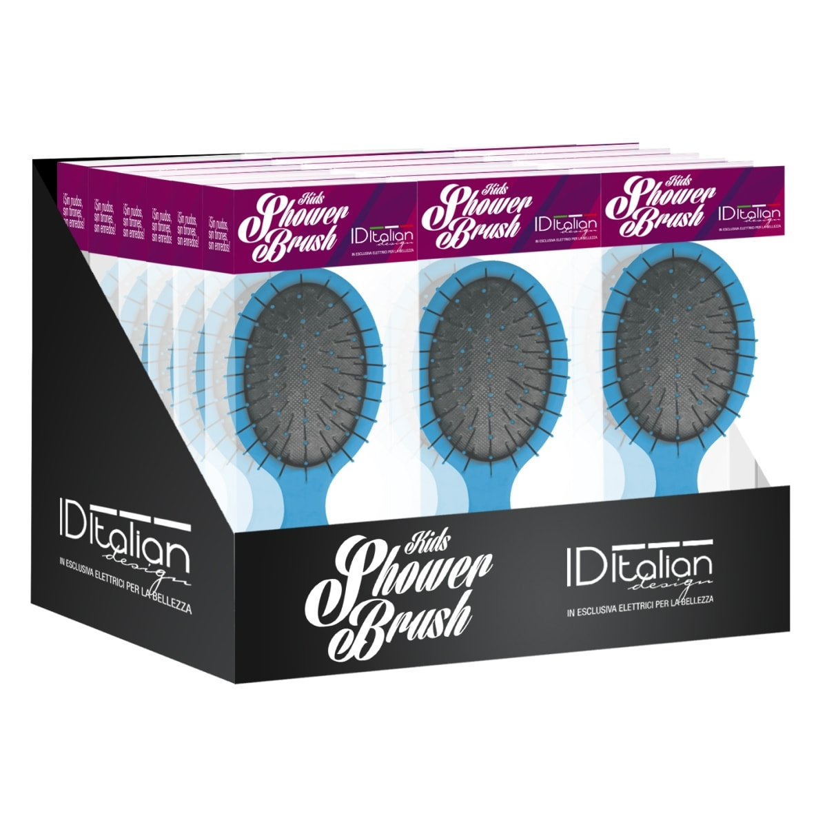 Mini shower brush