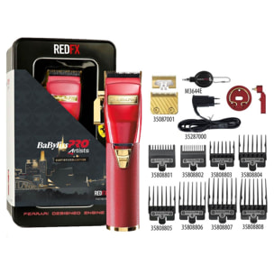 BABYLISS Pro Professional Clipper RedFx8700re Ferrari Designed Engine