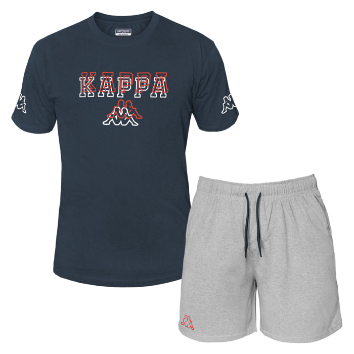 Completo Corto Uomo KAPPA Cotone Jersey