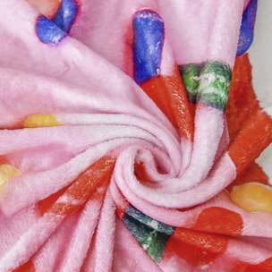 Coperta calda in flanella, 120cm design Ciambella