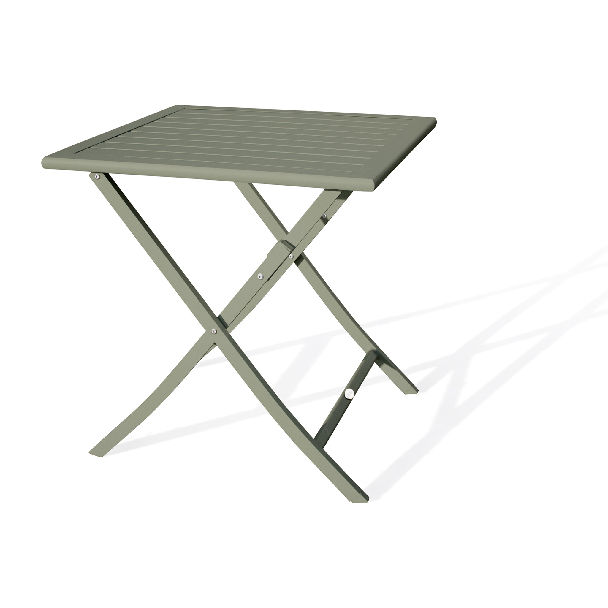 MARIUS - Table de jardin pliante en aluminium