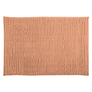 TAPIS DE BAIN CHENILLE 50X80 CM PECHE