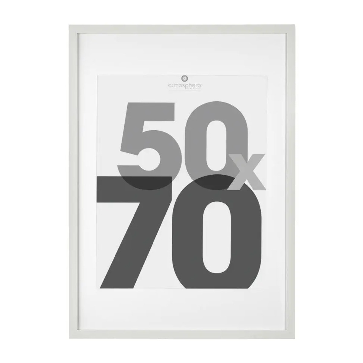 Cadre photo bois "Eva" blanc 50x70cm