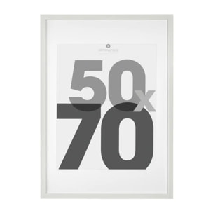 Cadre photo bois "Eva" blanc 50x70cm