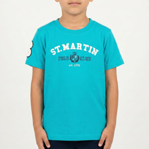 T-shirt maniche corte con stampa logo