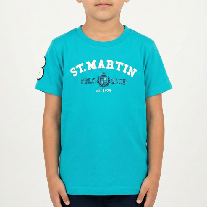 T-shirt maniche corte con stampa logo