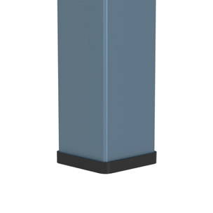 Colonna bagno in metallo 35x35x150cm blu - Pop