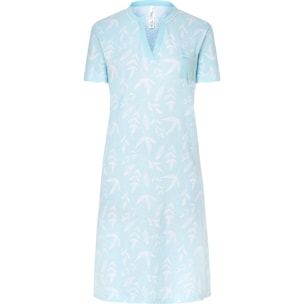 Camisón corto mujer hojas suave