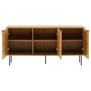 Buffet en bois 3 portes 150cm STINNA