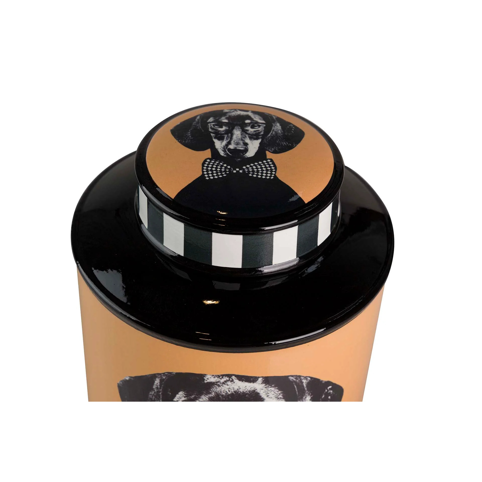 Tibor Cerámica Teckel 16x16x27 Cm