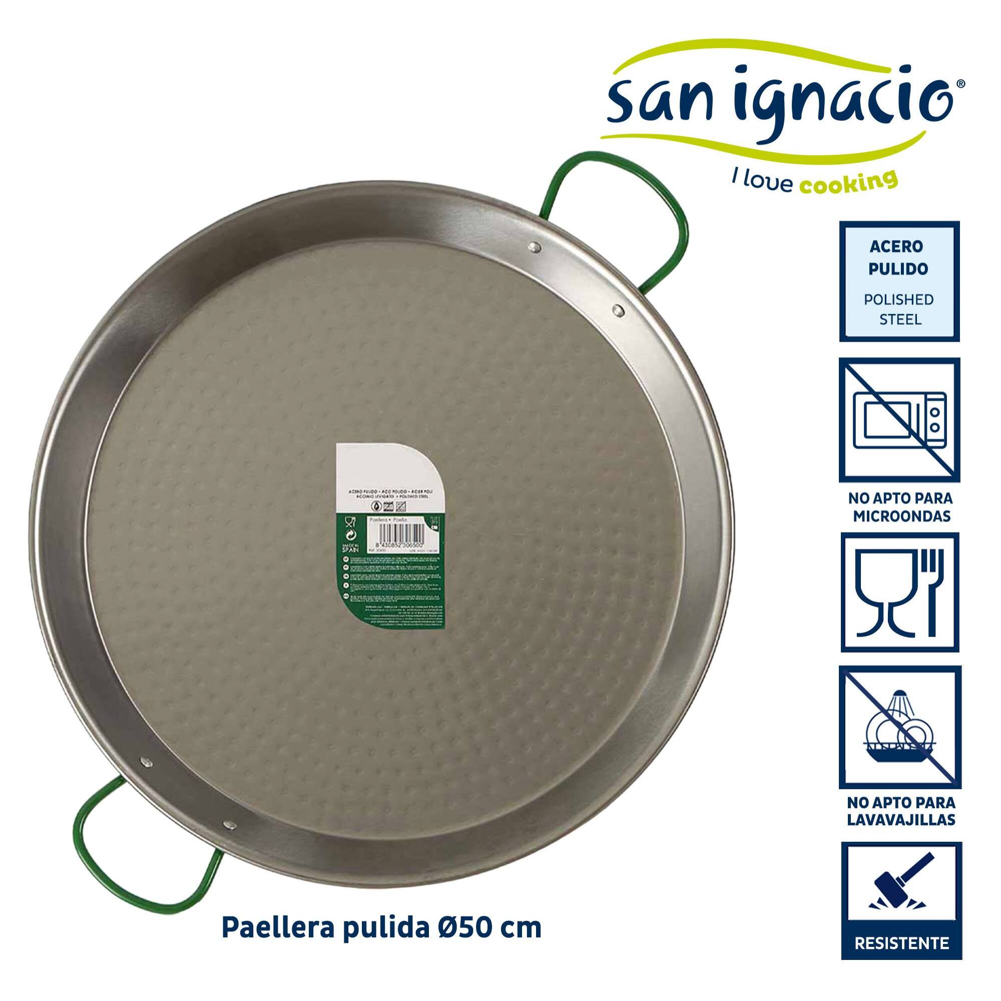 Paellera pulida colección la dehesa