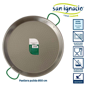 Paellera pulida colección la dehesa