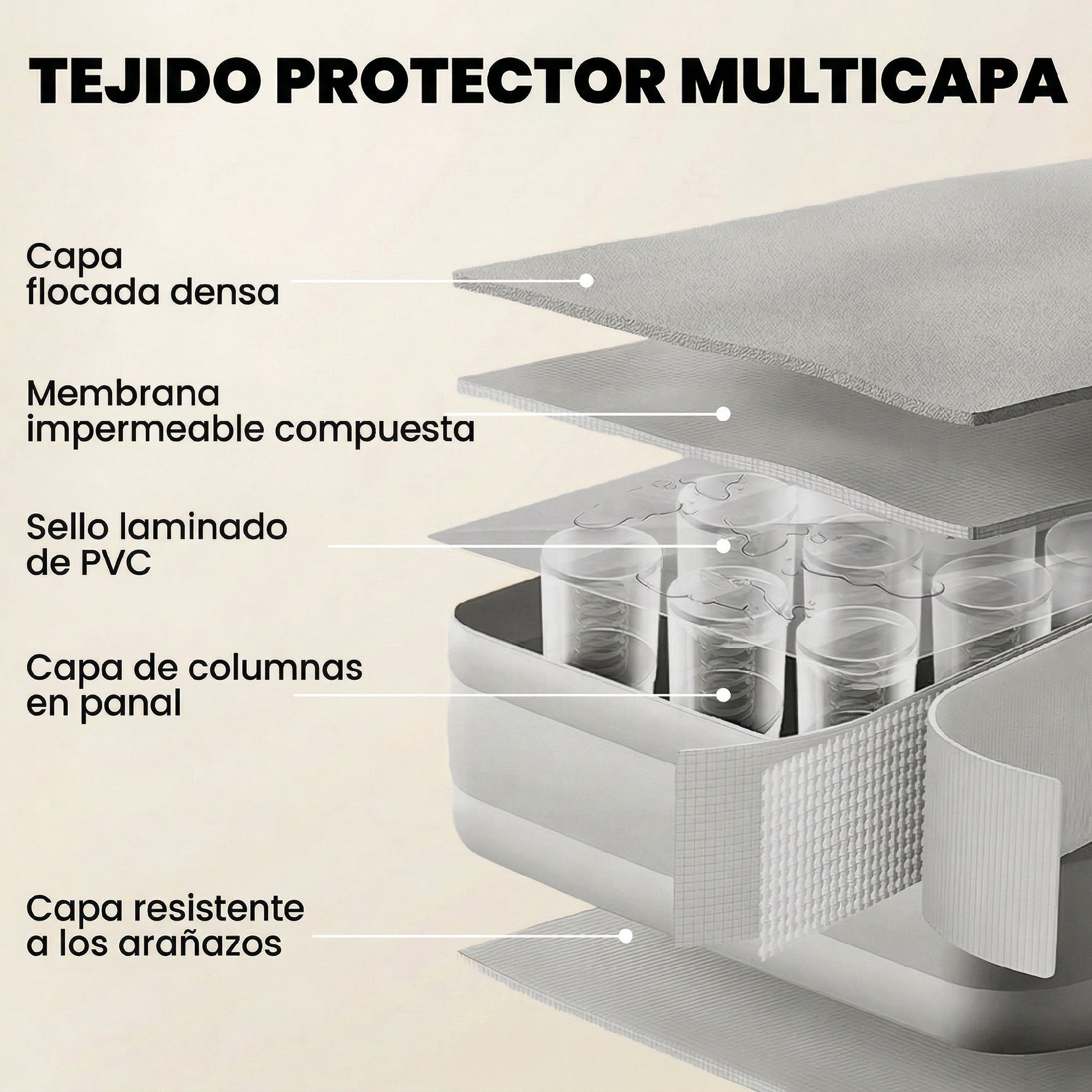 Colchón Hinchable Individual 190x97x39 cm con Bomba Integrada, Inflado 3 Min Desinflado 2 Min, Colchón Inflable Plegable Impermeable, Bolsa Transporte, Superficie Flocado, Carga 200 kg, Gris