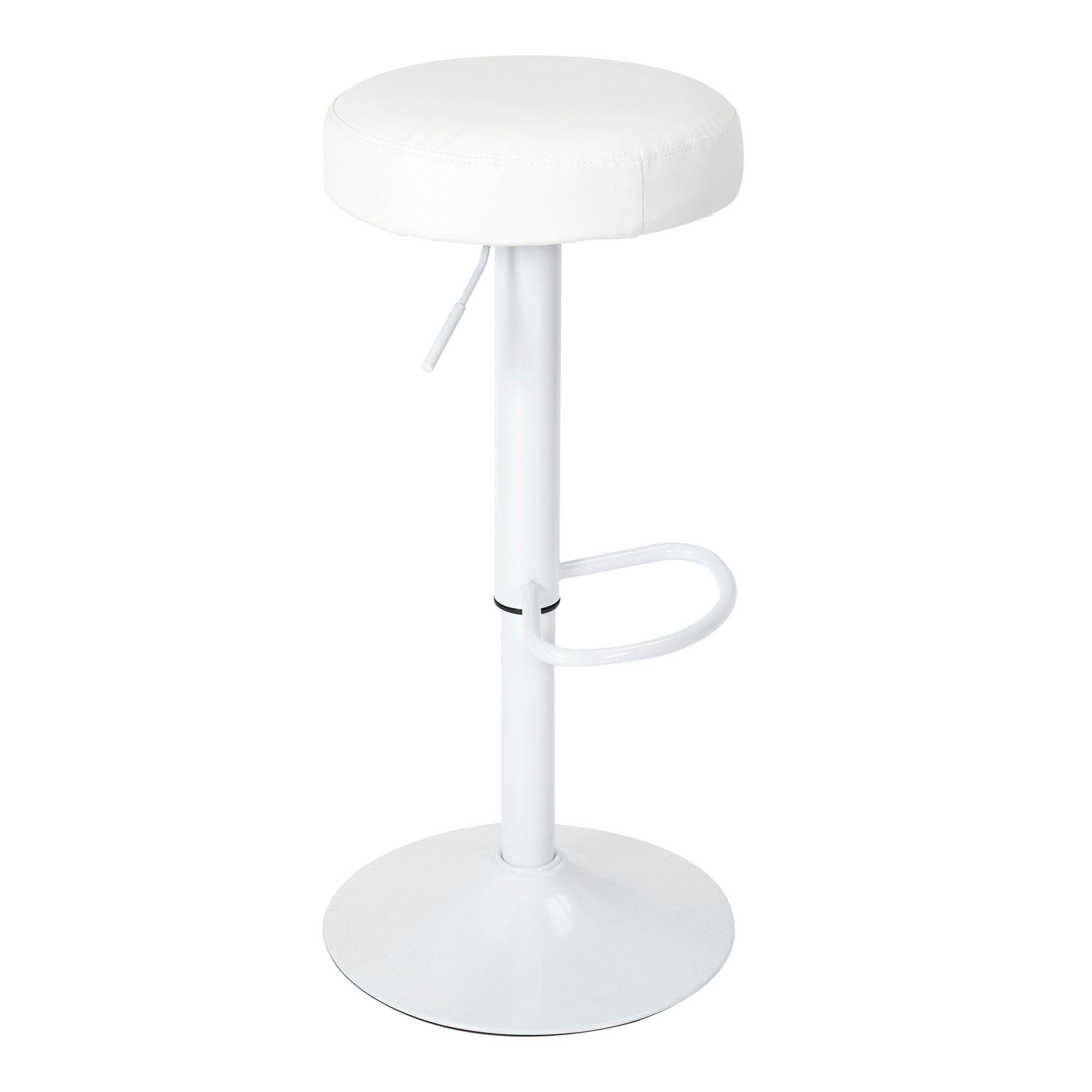 Tabouret De Bar Reglable Mumford Blanc - Lot De 2