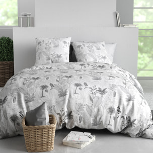 Parure housse de couette imprimé 100% coton - merigold