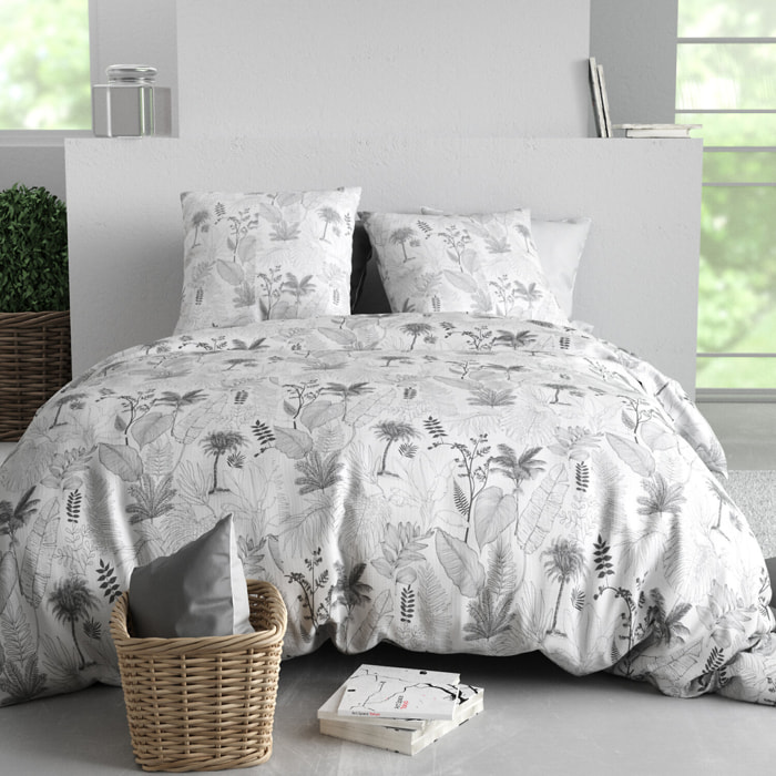 Parure housse de couette imprimé 100% coton - merigold