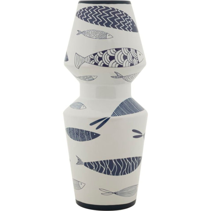 VASO CERAMICA FISH DOUBLE CM Ø 14X34