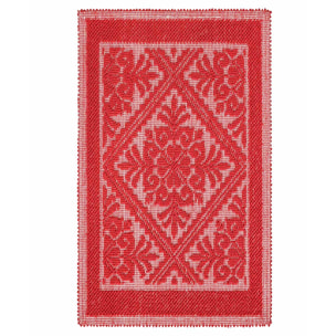 Tappeto Sardo rosso Ingresso Cucina Bagno