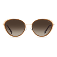 Polaroid - lunettes de soleil 6145/S - beige - verres : dégradé marron - UV : cat. 3