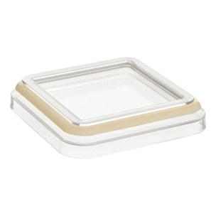 Boîte de conservation carrée Eske 2L transparent