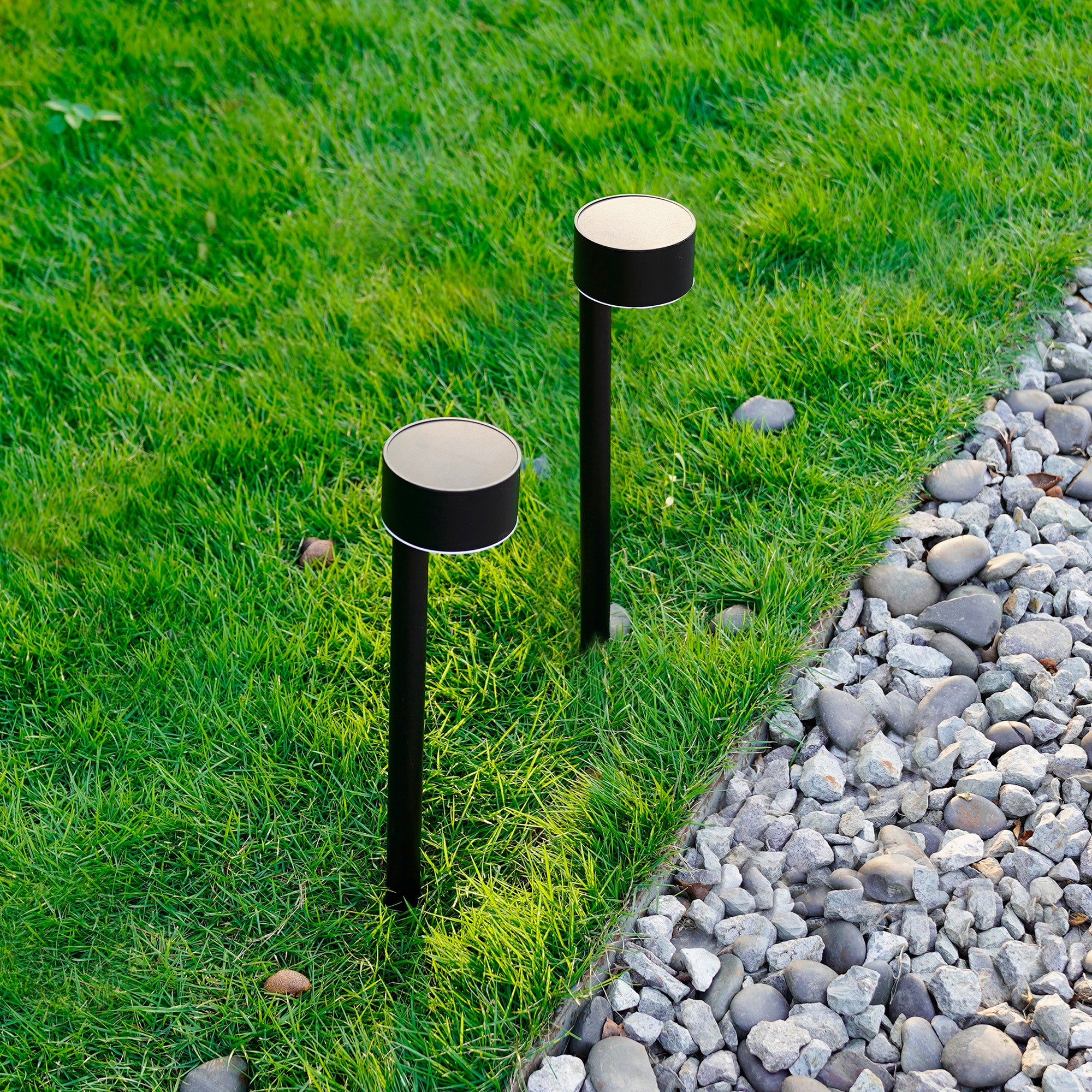 2 Balise solaire à piquer FORTY H30CM