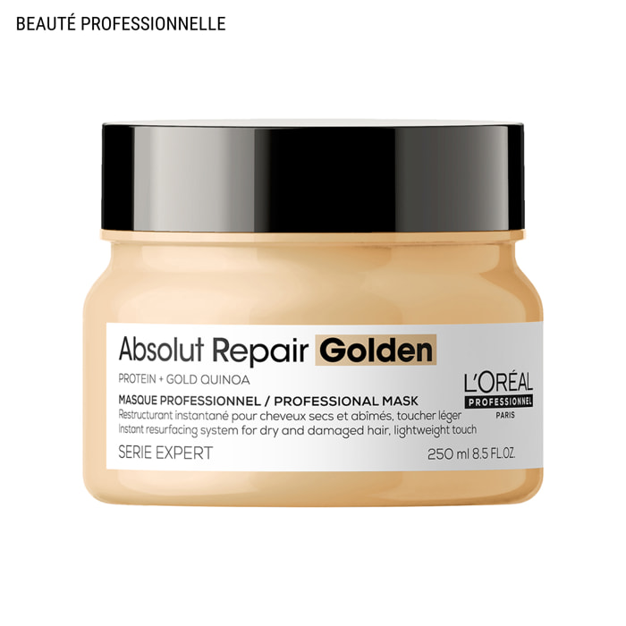 Masque Doré Absolut Repair Cheveux Secs & Abîmés 250ml - Série Expert