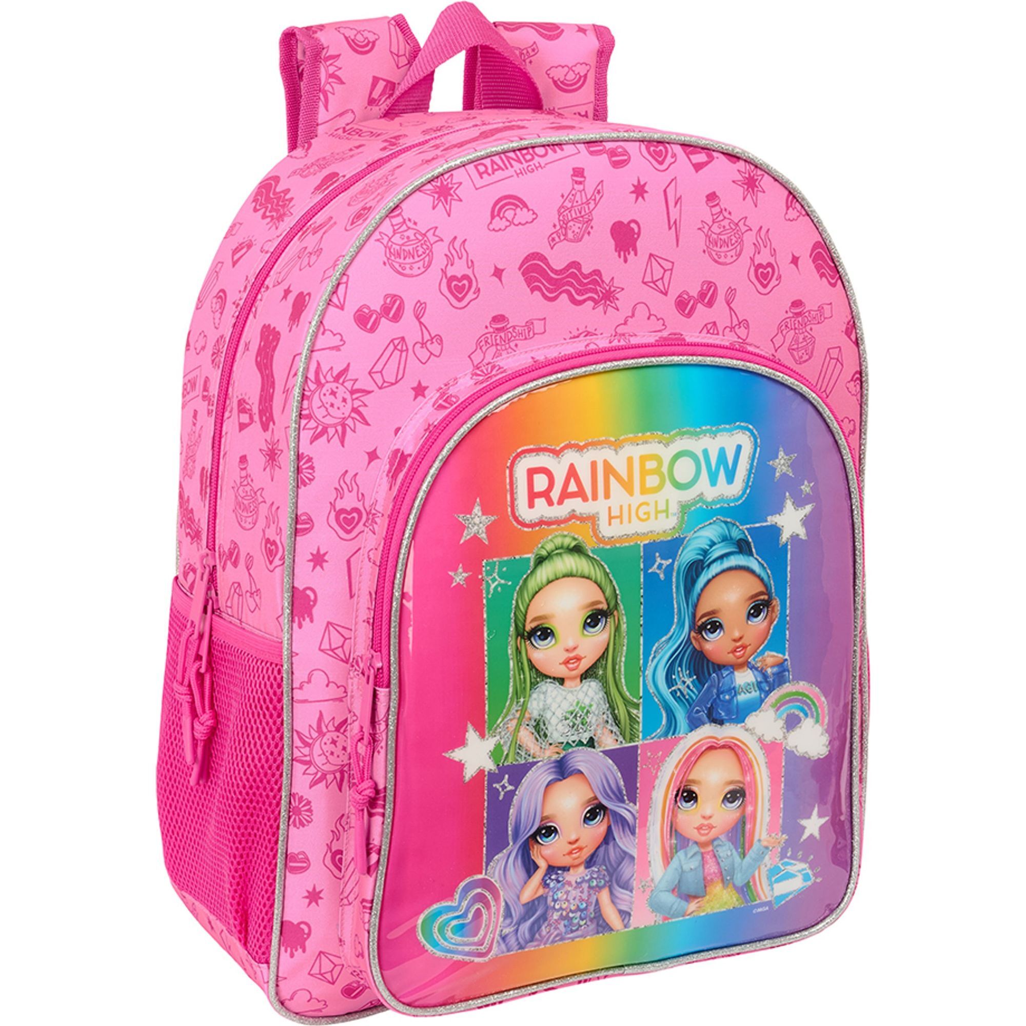 Mochila adapt.carro rainbow high "shine"