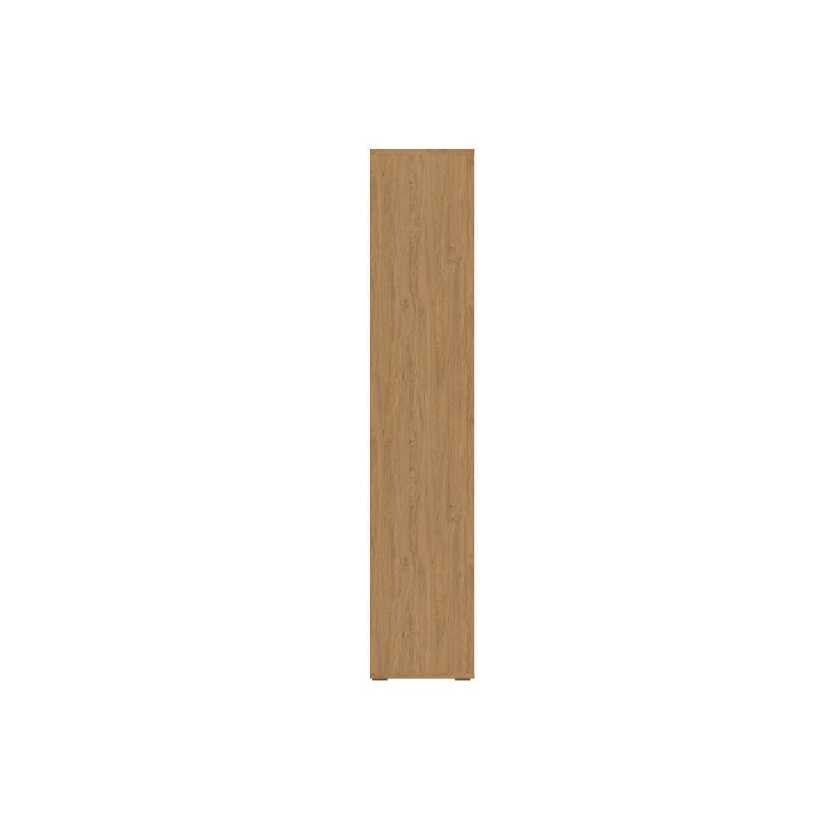 Bibliothèque scandinave finition bois clair chêne L140 cm EPURE